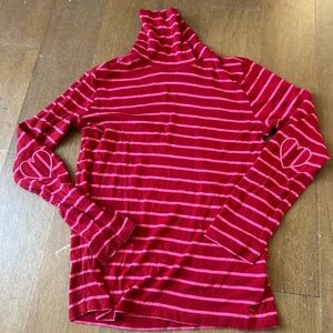 Vineyard Vines Red and Pink Striped Sweater Youth XL/14